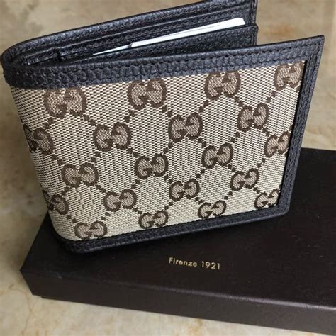 gucci card case mens replica|Gucci trifold wallet for men.